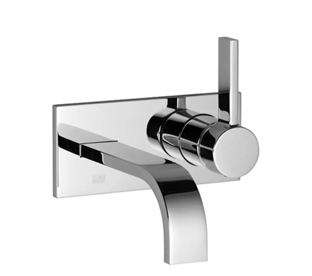 Dornbracht-MEM-Waschtisch-Wand-Einhandbatterie-Zweilochbatterie-Ausladung 177mm-Champagne (22kt), 36863782-47 Galeriebild 1